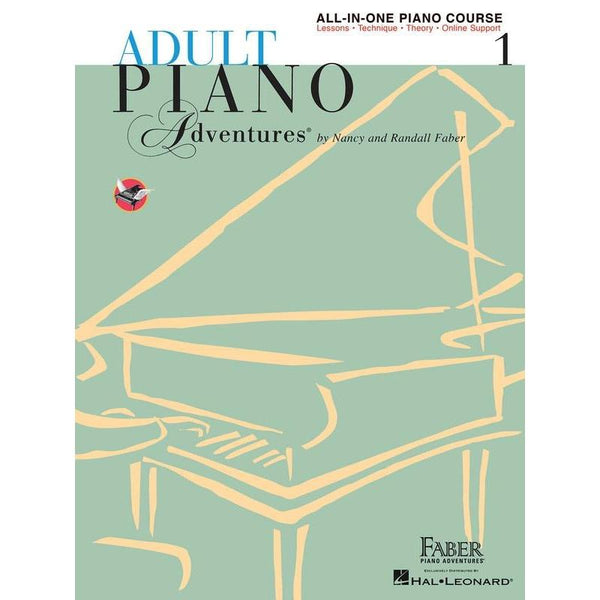 Piano Adventures Adult All-in-One - Lesson Book 1-Sheet Music-Faber Piano Adventures-Book Only-Logans Pianos