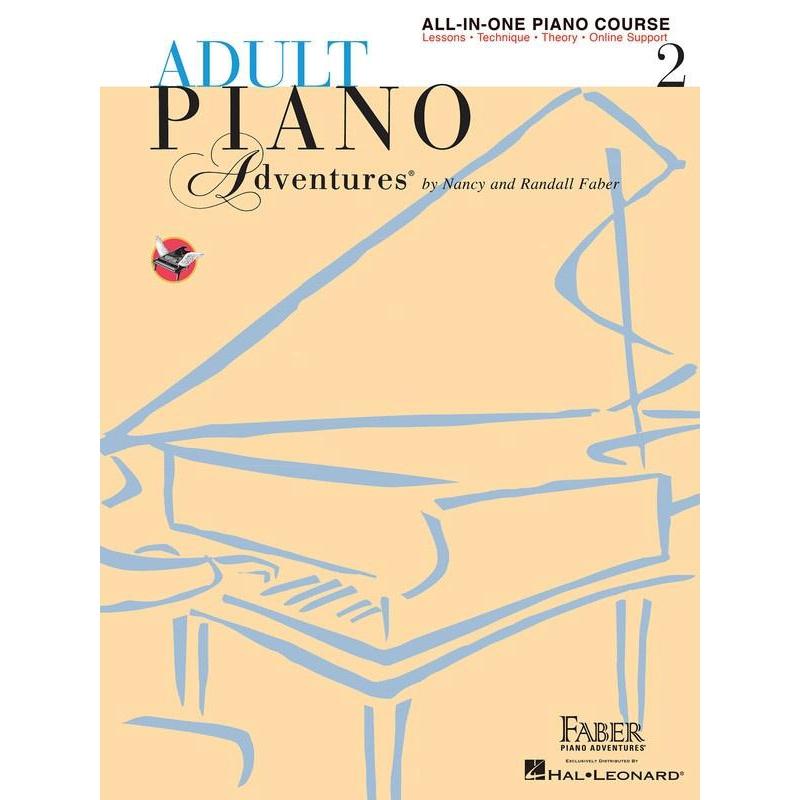 Piano Adventures Adult All-in-One - Lesson Book 2-Sheet Music-Faber Piano Adventures-Book Only-Logans Pianos