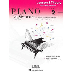 Piano Adventures Level 1 - Lesson & Theory-Sheet Music-Faber Piano Adventures-Book & CD-Logans Pianos