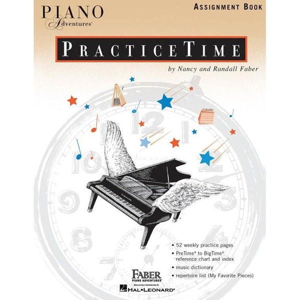 Piano Adventures - PracticeTime Assignment Book-Sheet Music-Faber Piano Adventures-Logans Pianos