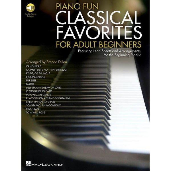 Piano Fun - Classical Favorites for Adult Beginners-Sheet Music-Hal Leonard-Logans Pianos