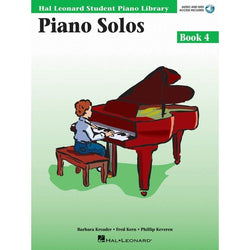 Piano Solos - Book 4 Book with Online Audio-Sheet Music-Hal Leonard-Logans Pianos