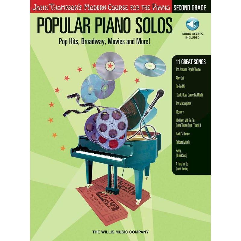 Popular Piano Solos - Grade 2 - Book/CD Pack-Sheet Music-Willis Music-Logans Pianos