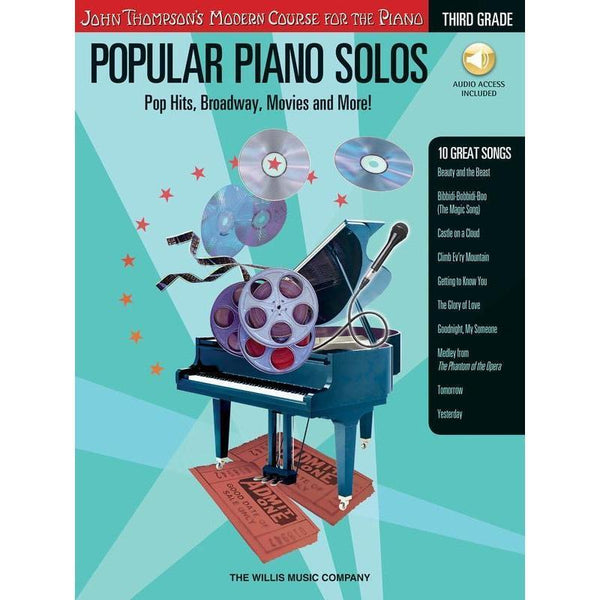 Popular Piano Solos Grade 3 - Book/Online Audio-Sheet Music-Willis Music-Logans Pianos