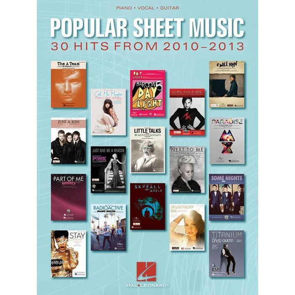 Popular Sheet Music - 30 Hits from 2010-2013-Sheet Music-Hal Leonard-Logans Pianos