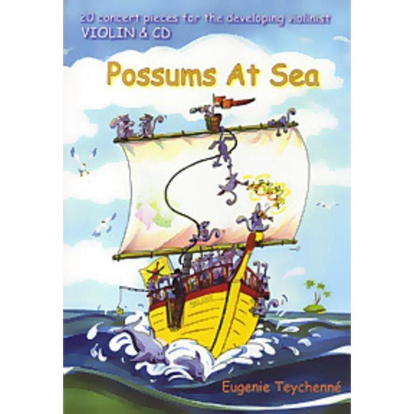 Possums At Sea-Sheet Music-Eugenie Teychenne-Logans Pianos