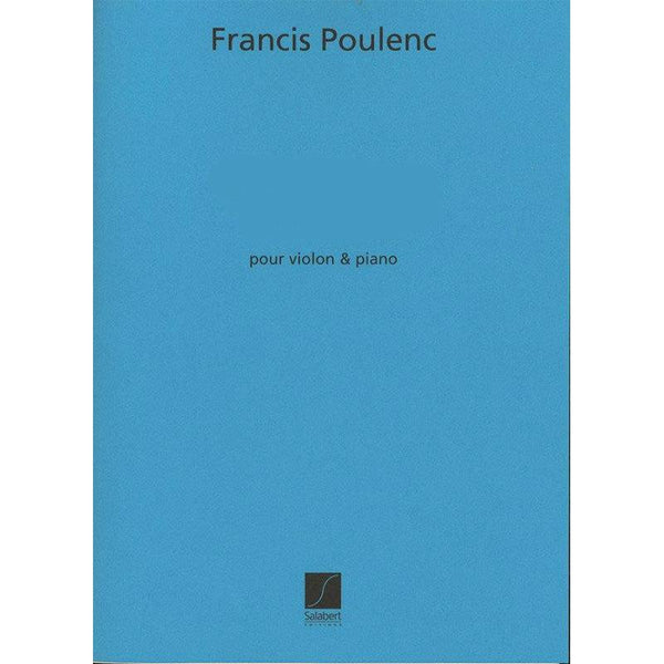 Poulenc - Presto in Bb Major for Violin & Piano-Sheet Music-Salabert Editions-Logans Pianos
