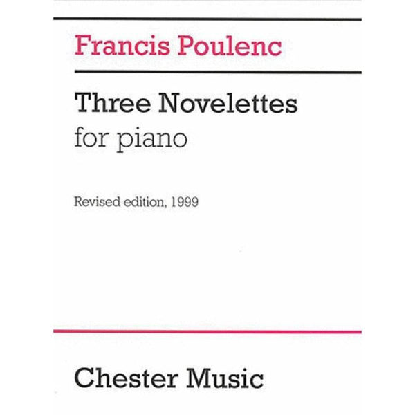 Poulenc - Three Novelettes-Sheet Music-Chester Music-Logans Pianos