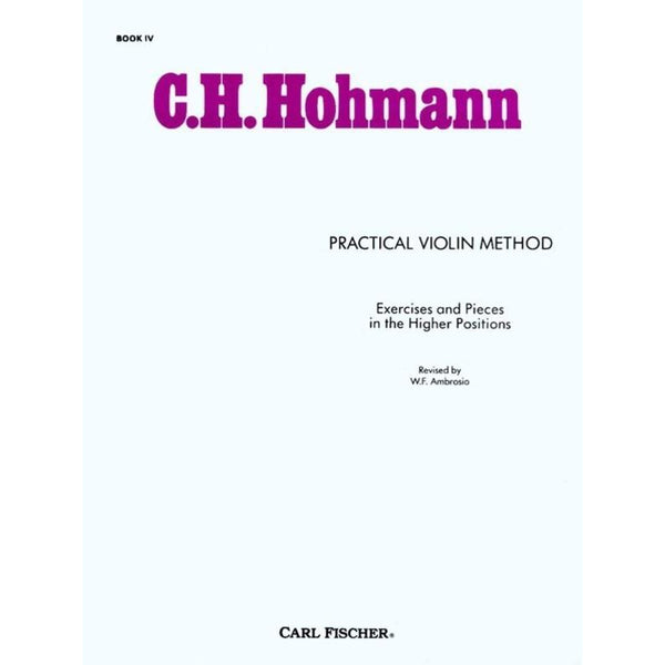 Practical Violin Method - Book 4-Sheet Music-Carl Fischer-Logans Pianos