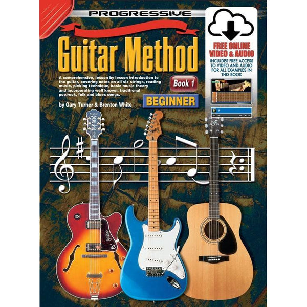 Progressive Guitar Method Book 1 Book/OA-Sheet Music-Devirra-Logans Pianos