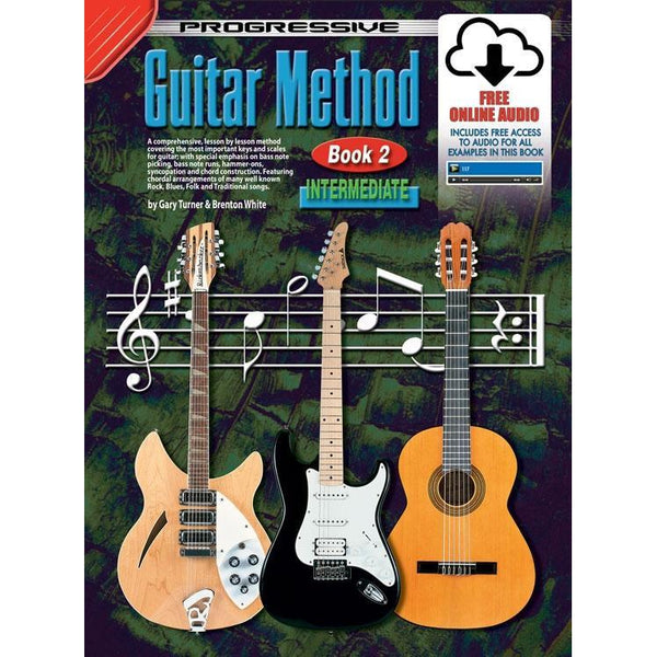 Progressive Guitar Method Book 2 Book/OA-Sheet Music-Devirra-Logans Pianos