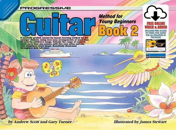 Progressive Guitar Method For Young Beginners Book 2 Bk/OA-Sheet Music-Devirra-Logans Pianos