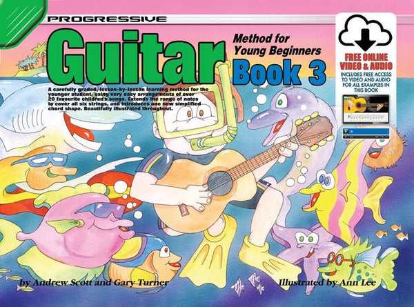 Progressive Guitar Method For Young Beginners Book 3 Bk/OA-Sheet Music-Devirra-Logans Pianos