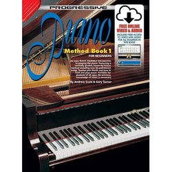 Progressive Piano Method Book 1 Book/OA-Sheet Music-Devirra-Logans Pianos