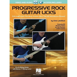 Progressive Rock Guitar Licks-Sheet Music-Hal Leonard-Logans Pianos