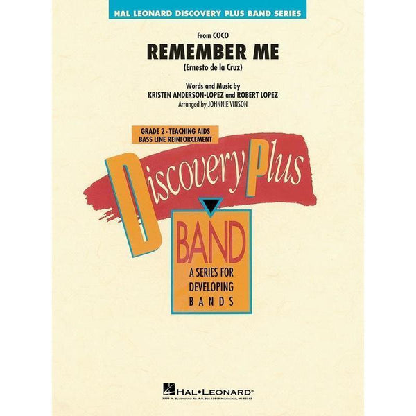 Remember Me (From Coco) - For Concert Band-Sheet Music-Hal Leonard-Logans Pianos