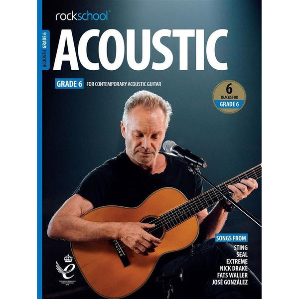 Rockschool Acoustic Guitar Grade 6 2019+-Sheet Music-Rock School Limited-Logans Pianos