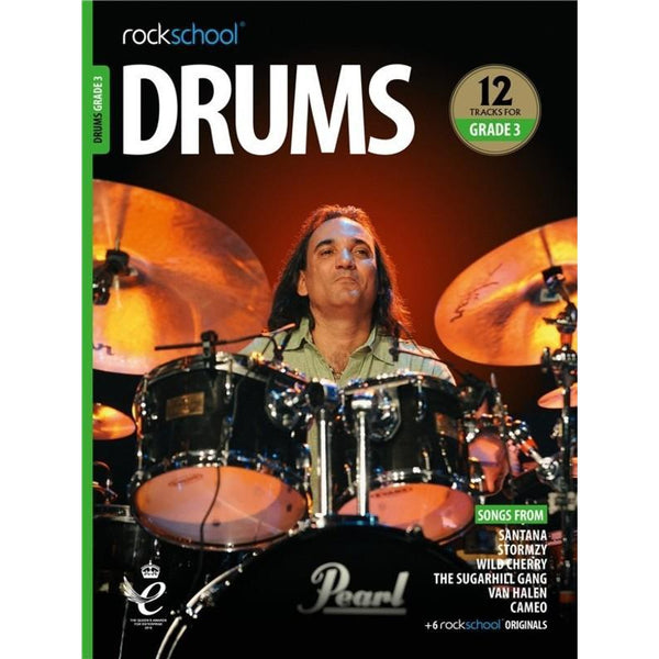 Rockschool Drums Grade 3 2018-2024-Sheet Music-Rock School Limited-Logans Pianos