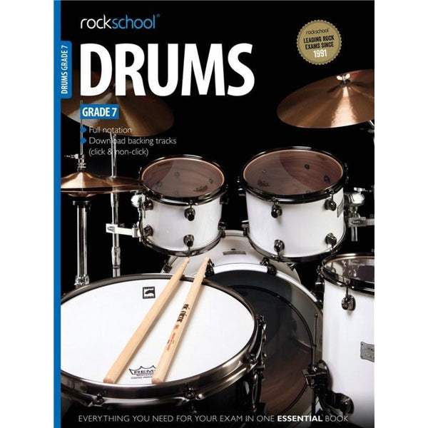 Rockschool Drums Grade 7 2012-2018-Sheet Music-Rock School Limited-Logans Pianos