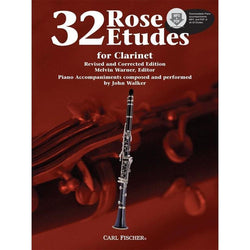 Rose - R32 Etudes for Clarinet-Sheet Music-Carl Fischer-Logans Pianos