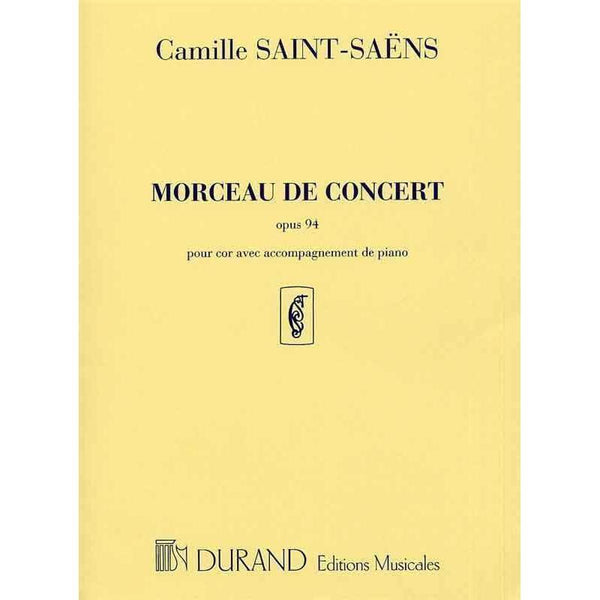 Saint-Saëns - Morceau de Concert Op. 94-Sheet Music-Durand Editions Musicales-Logans Pianos