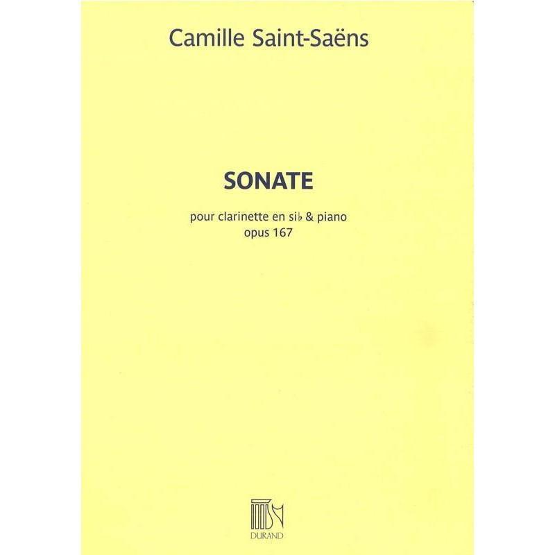Saint-Saëns- Sonata Op. 167-Sheet Music-Durand Editions Musicales-Logans Pianos