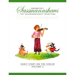 Sassmannshaus - Early Start On The Violin Volume 2-Sheet Music-Barenreiter-Logans Pianos