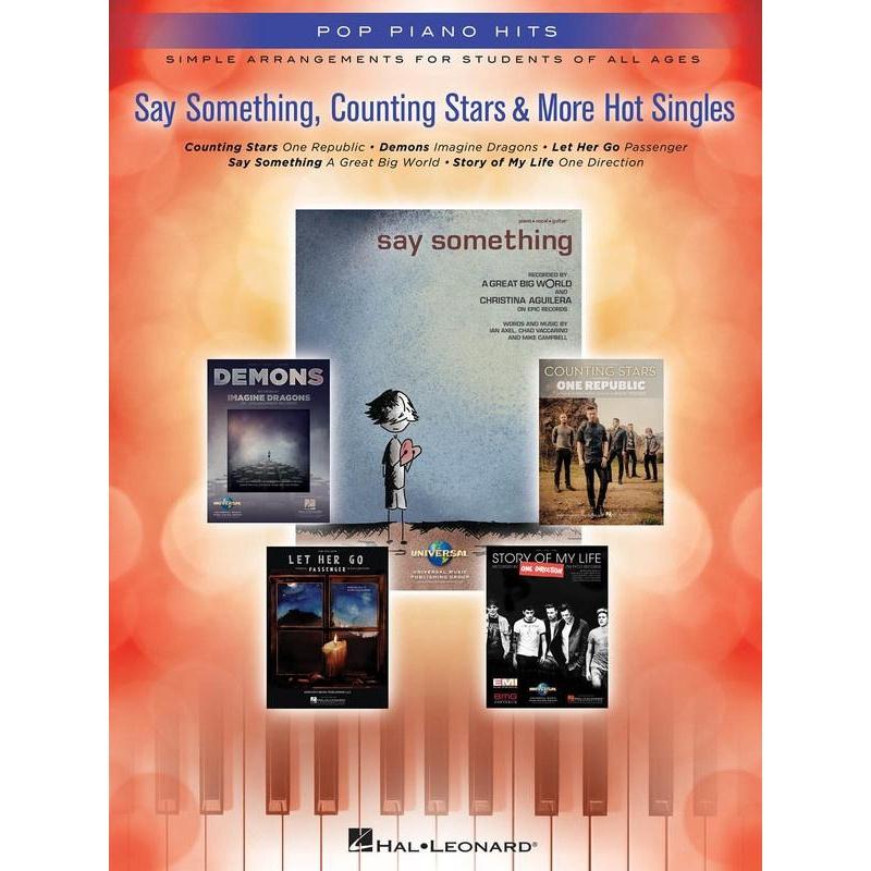 Say Something, Counting Stars & More Hot Singles-Sheet Music-Hal Leonard-Logans Pianos