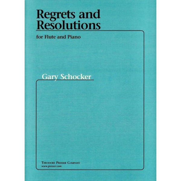 Schocker - Regrets and Resolutions-Sheet Music-Theodore Presser Company-Logans Pianos