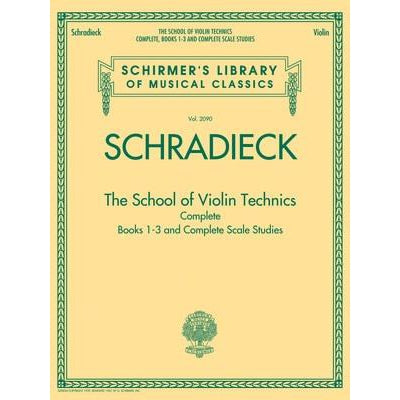 Schradieck - The School of Violin Technics, Complete-Sheet Music-G. Schirmer Inc.-Logans Pianos