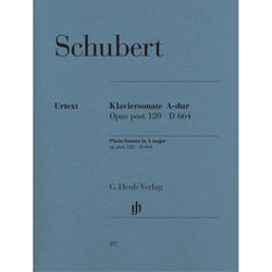 Schubert - Piano Sonata A Major Op. 120 D 664-Sheet Music-G. Henle Verlag-Logans Pianos