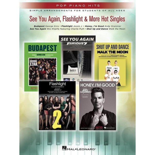 See You Again, Flashlight & More Hot Singles-Sheet Music-Hal Leonard-Logans Pianos