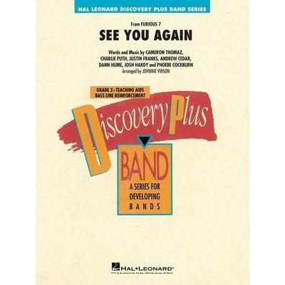 See You Again (Furious 7) - For Concert Band-Sheet Music-Hal Leonard-Logans Pianos
