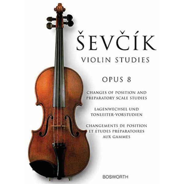 Sevcik Violin Studies Op 8 New Edition-Sheet Music-Bosworth-Logans Pianos