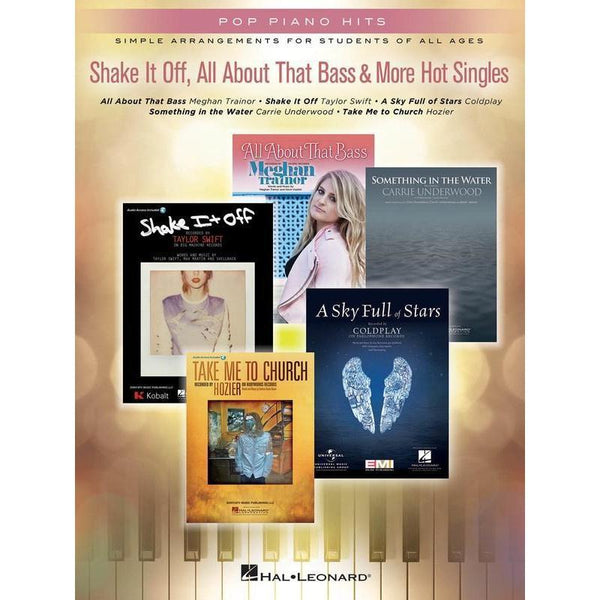 Shake It Off, All About That Bass & More Hot Singles-Sheet Music-Hal Leonard-Logans Pianos
