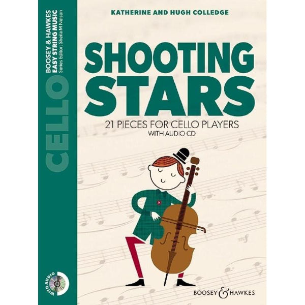 Shooting Stars Cello-Sheet Music-Boosey & Hawkes-Book/CD-Logans Pianos