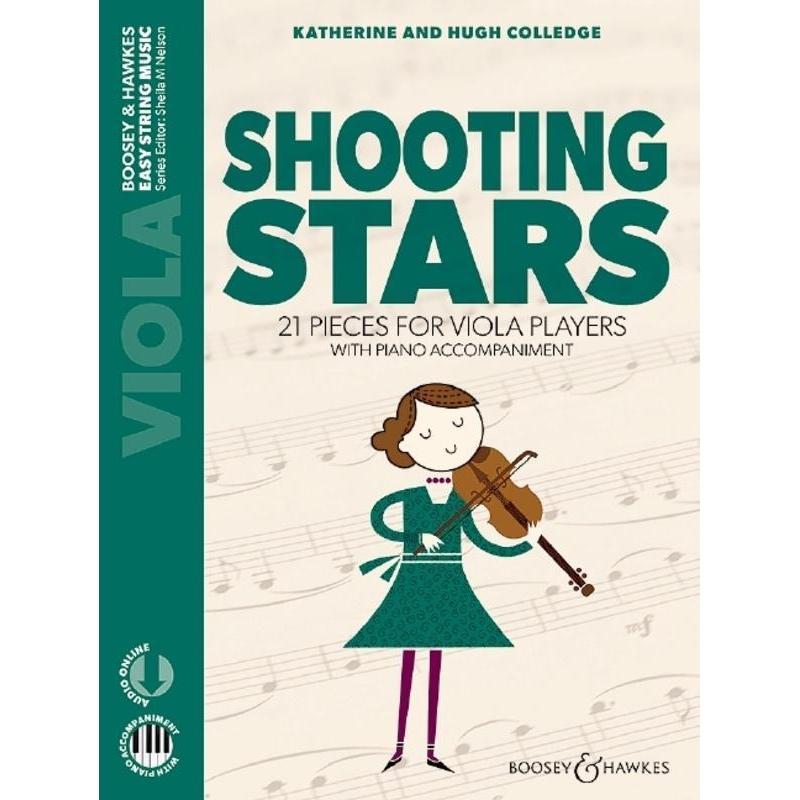 Shooting Stars Viola-Sheet Music-Boosey & Hawkes-Book/Piano Accompaniment +OLA-Logans Pianos