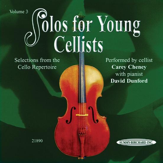 Solos for Young Cellists - Vol. 3-Sheet Music-Suzuki-CD-Logans Pianos