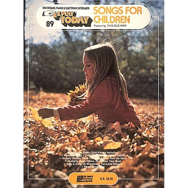 Songs For Children-Sheet Music-Hal Leonard-Logans Pianos