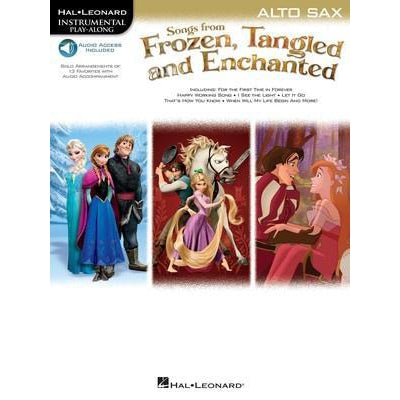 Songs from Frozen, Tangled and Enchanted - Alto Saxophone-Sheet Music-Hal Leonard-Logans Pianos