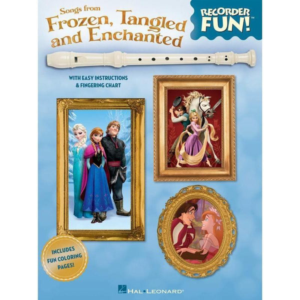 Songs from Frozen, Tangled and Enchanted - Recorder Fun!-Sheet Music-Hal Leonard-Logans Pianos