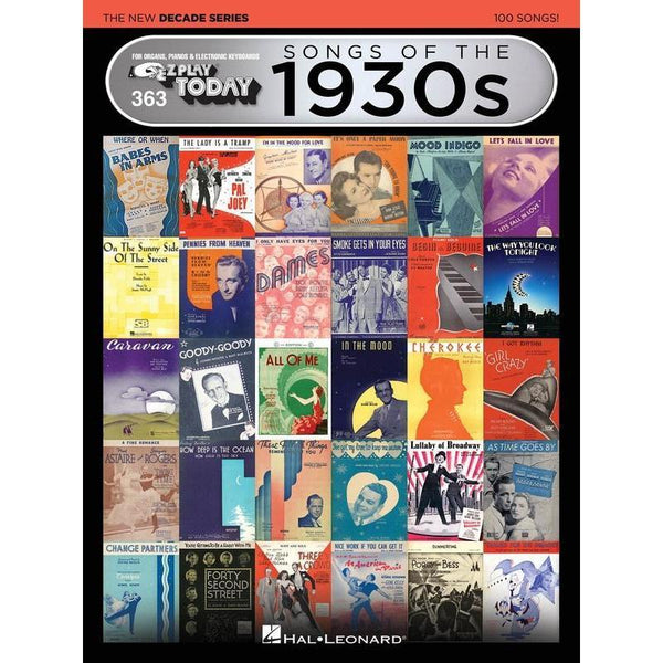 Songs of the 1930s - The New Decade Series-Sheet Music-Hal Leonard-Logans Pianos