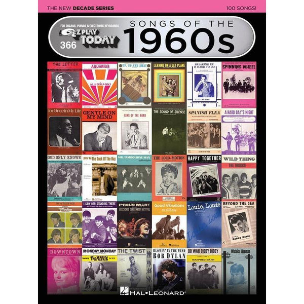 Songs of the 1960s - The New Decade Series-Sheet Music-Hal Leonard-Logans Pianos