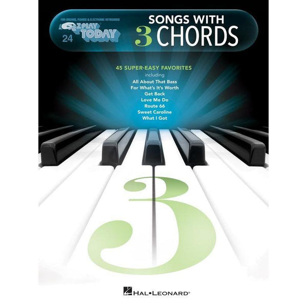 Songs with 3 Chords-Sheet Music-Hal Leonard-Logans Pianos