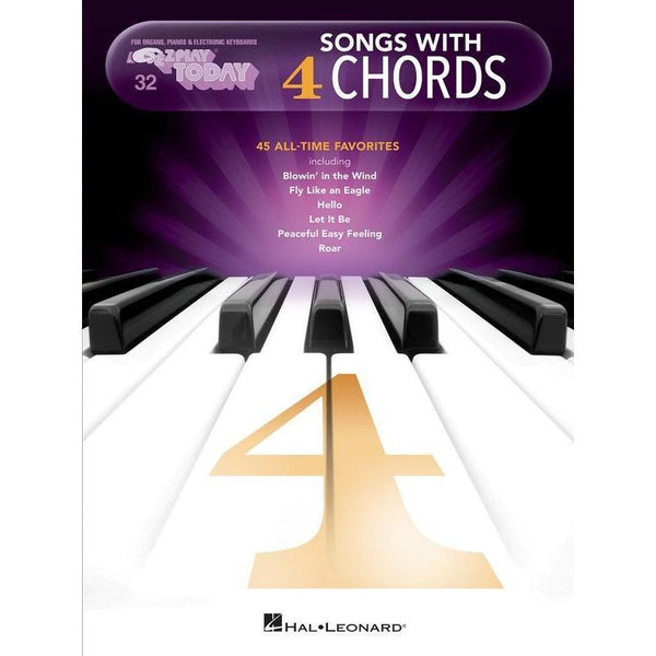 Songs with 4 Chords-Sheet Music-Hal Leonard-Logans Pianos