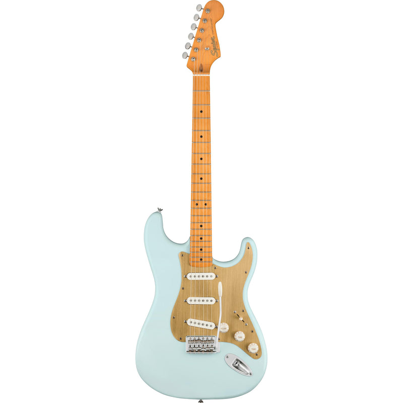 Squier 40th Anniversary Stratocaster Vintage Edition-Guitar & Bass-Squier-Satin Sonic Blue-Logans Pianos