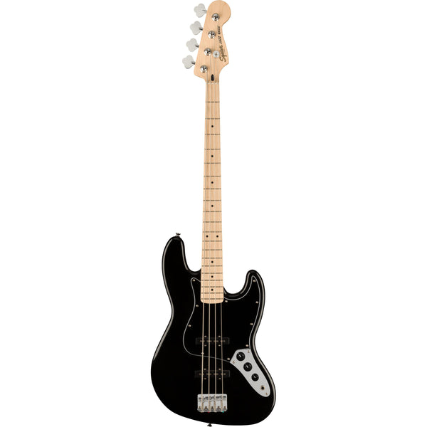 Squier Affinity Jazz Bass-Guitar & Bass-Squier-Maple-Black-Logans Pianos