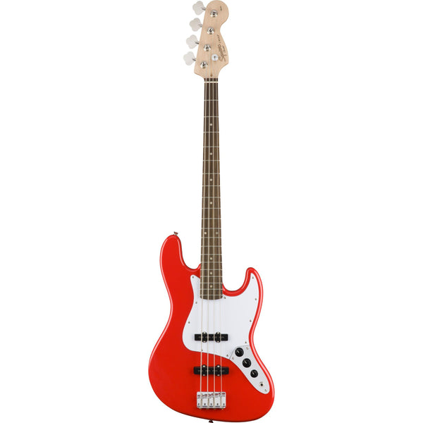 Squier Affinity Jazz Bass-Guitar & Bass-Squier-Race Red-Logans Pianos