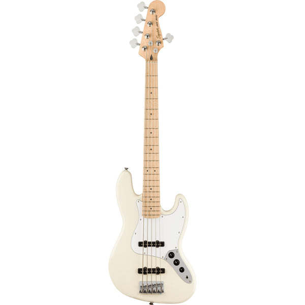 Squier Affinity Jazz Bass V-Guitar & Bass-Squier-Olympic White-Logans Pianos