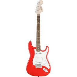 Squier Affinity Stratocaster Electric Guitar-Guitar & Bass-Squier-Laurel-Race Red-Logans Pianos